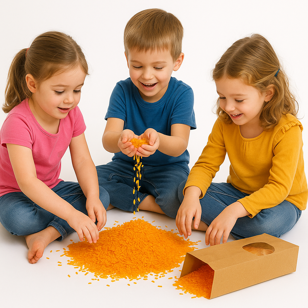 Handgemachter Bio Spielreis "Orange"